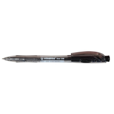 STABILO Golyóstoll, 0,38 mm, nyomógombos, stabilo "liner 308", fekete 308f1046 toll
