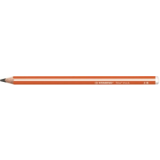 STABILO Grafitceruza, 2B, háromszögletű, vastag, STABILO "Trio thick", narancs ceruza