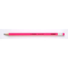 STABILO Grafitceruza radírral, HB, hatszögletû, STABILO "Swano Neon", rózsaszín ceruza