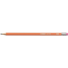 STABILO Grafitceruza radírral, HB, hatszögletű, STABILO Pencil 160, narancs (TST216003HB) ceruza
