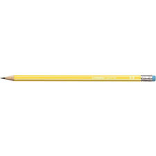 STABILO Grafitceruza radírral, HB, hatszögletű, STABILO Pencil 160, sárga (TST216005HB) ceruza