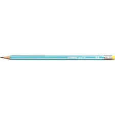STABILO Grafitceruza radírral, HB, hatszögletű, STABILO "Pencil 160", kék ceruza