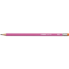  STABILO Grafitceruza radírral, HB, hatszögletű, STABILO &quot;Pencil 160&quot;, rózsaszín ceruza