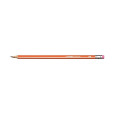 STABILO Grafitceruza stabilo pencil 160 hb hatszögletű radíros narancssárga ceruza