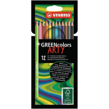 STABILO green colors arty 12db-os vegyes színű színes ceruza színes ceruza