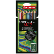 STABILO : GREENcolors ARTY színesceruza 12db-os szett színes ceruza