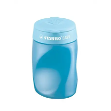 STABILO Hegyező, háromlyukú, tartályos, jobbkezes, STABILO "Easy", kék hegyező