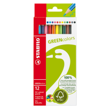 Stabilo Hungária Kft STABILO GREENcolors színesceruza készlet 12 db-os 6019/2-12 színes ceruza