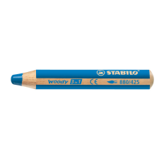 Stabilo Hungária Kft STABILO woody krétaceruza kék 880/425 színes ceruza