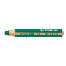 Stabilo Hungária Kft STABILO woody krétaceruza zöld 880/533 színes ceruza