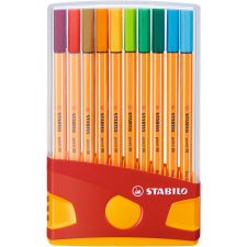 Stabilo International GmbH - Magyarországi Fióktelepe Stabilo Point 88 tűfilc ColorParade készlet, szürke/sárga 20 db-os filctoll, marker