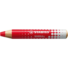 STABILO Jelölőceruza fehértáblához, flipchartpapírhoz, kúpos, STABILO "MARKdry", piros ceruza