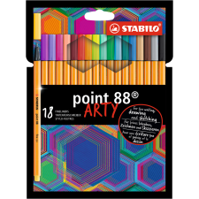 STABILO Linery Point 88 ARTY, 18 különböző színben iskolai kiegészítő