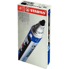 STABILO Mark-4-All 10db/csomag fekete gömb hegyű alkoholos marker filctoll, marker