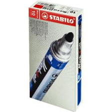 STABILO Mark-4-All 10db/csomag piros gömb hegyű alkoholos marker (STABILO_651/40B10) filctoll, marker