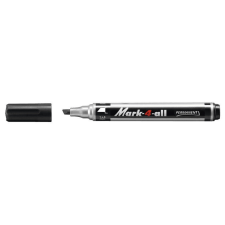 STABILO Marker permanent Stabilo 653, vágott hegyű, fekete filctoll, marker
