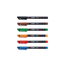 STABILO OHP marker Stabilo F, 842/6, 6 darabos készlet filctoll, marker