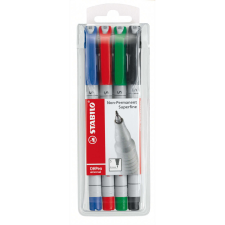 STABILO OHPen alkoholos filctoll szett, 4 darabos, 0,4mm-es filctoll, marker