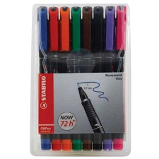 STABILO OHPen universal permanent F, 8 db tok filctoll, marker