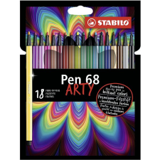 STABILO Pen 68 18 db karton tok "ARTY" filctoll, marker