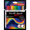 STABILO Pen 68 brush 18 db tok "ARTY"