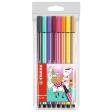 STABILO : Pen 68 lámás 8db-os színes rostirón szett filctoll, marker