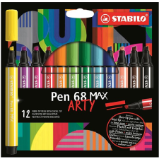 STABILO Pen 68 MAX - ARTY - 12 db filctoll, marker