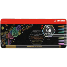 STABILO Pen 68 metallic filctoll Közepes Többszínű 8 dB (6808/8-32) filctoll, marker