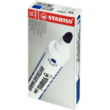 STABILO Plan gömb hegyű táblafilc kék 10db filctoll, marker