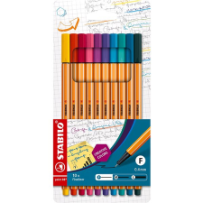 STABILO point 88 10 db tok, különleges színek filctoll, marker