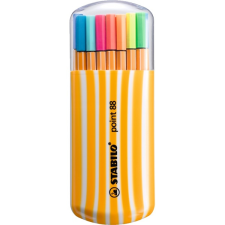 STABILO point 88 zebrui neon 15+5db-os vegyes színű tűfilc készlet 8820-022 filctoll, marker