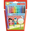 STABILO Rostirón, filctoll készlet, vízbázisú vastag hegyű Stabilo Power 280/12, 12 klf. Szín