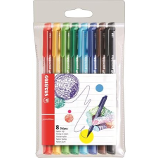 STABILO Rostirón készlet, 0,8 mm, "Point Max", 8 különböző szín filctoll, marker