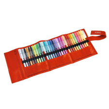 STABILO Rostirón, készlet, 1 mm, felcsavarható szett, STABILO &quot;Pen 68&quot;, 30 különböző szín filctoll, marker