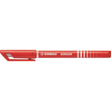 STABILO Sensor Tűfilc, 0,3 mm, piros filctoll, marker