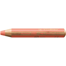 STABILO Színes ceruza, kerek, vastag, stabilo &quot;woody 3 in 1 pastel&quot;, pasztell piros színes ceruza