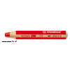 STABILO Színes ceruza, kerek, vastag, STABILO "Woody 3 in 1", piros
