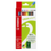 STABILO Színes ceruza készlet, hatszögletű, STABILO "GreenColors", 12 különböző szín