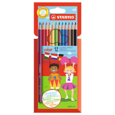 STABILO Színes ceruza Stabilo Color, 12 darabos készlet színes ceruza