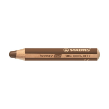 STABILO Színes ceruza STABILO Woody 3in1 hengeres vastag barna színes ceruza