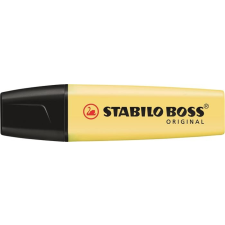 STABILO Szövegkiemelő, 2-5 mm, STABILO "Boss", pasztell sárga filctoll, marker