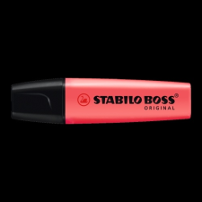 STABILO Szövegkiemelő 2-5mm, vágott hegyű, Stabilo Boss 70/40 piros filctoll, marker