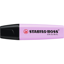 STABILO Szövegkiemelő 2-5mm, vágott hegyű, STABILO Boss original Pastel orgona filctoll, marker