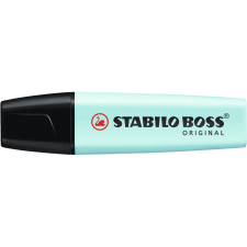 STABILO Szövegkiemelő 2-5mm, vágott hegyű, STABILO Boss original Pastel türkiz filctoll, marker