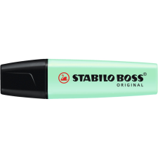 STABILO Szövegkiemelő 2-5mm vágott hegyű, STABILO BOSS Pastel 70/116 menta filctoll, marker