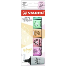 STABILO Szövegkiemelő készlet, STABILO, "Boss Mini Pastellove", 6 különböző szín filctoll, marker