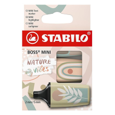 STABILO Szövegkiemelő STABILO Boss Mini Naturevibes 3 darabos filctoll, marker