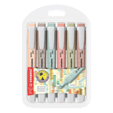 STABILO Szövegkiemelő STABILO Swing Cool Naturecolors 6 darabos filctoll, marker