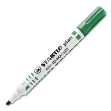 STABILO Táblamarker, 1-5 mm, vágott, STABILO &quot;Plan&quot;, zöld filctoll, marker