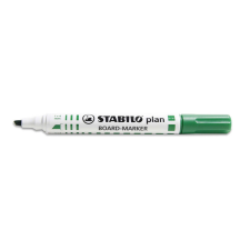 STABILO Táblamarker Stabilo Plan, 643/36, vágott hegyű, zöld filctoll, marker